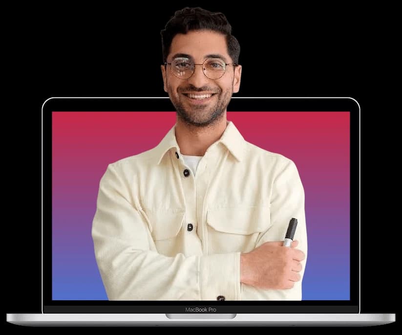 Tutor de inglés acompañándote en una sesión virtual