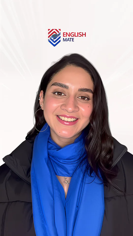Nicole compartiendo su testimonio en video